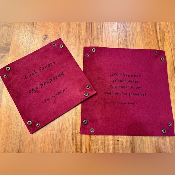 Red Catchall Trays (2) Father’s Day - Picture 3 of 8